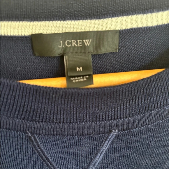 JCrew Knit Crew Neck Anchor Navy Medium - Picture 4 of 7